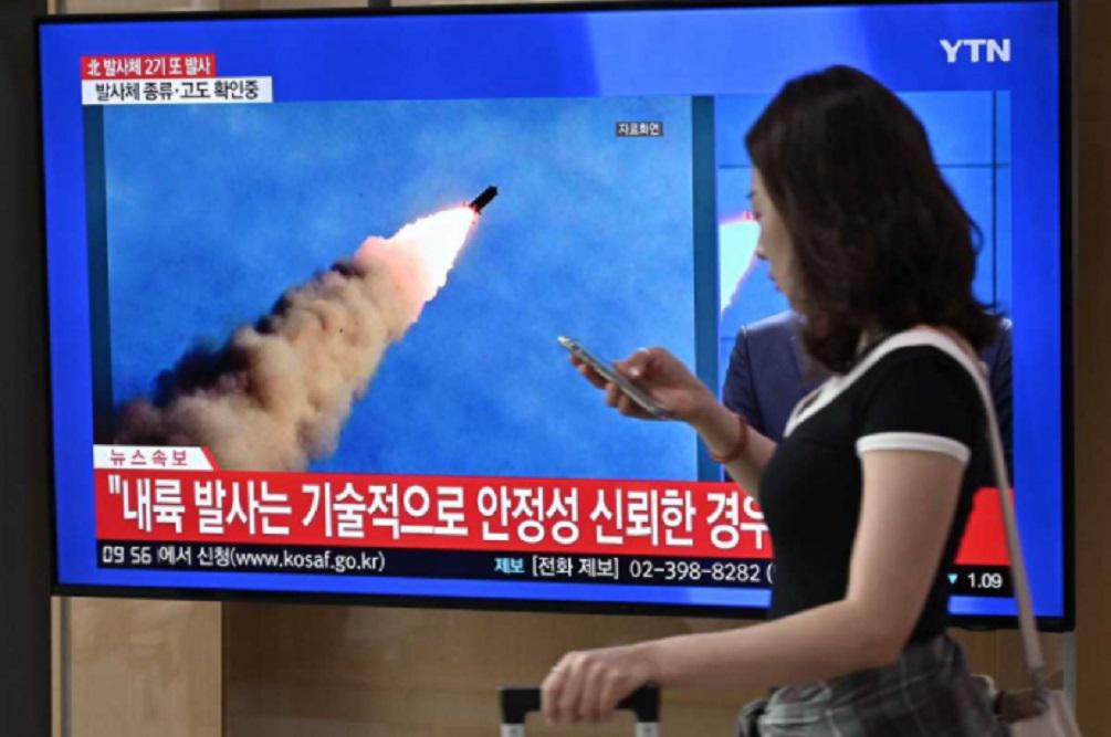 Corea del Norte lanzamiento de misiles a mar de Japón