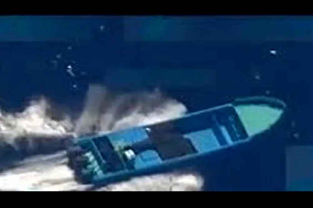 ataque de Estados Unidos a barco en Pacífico