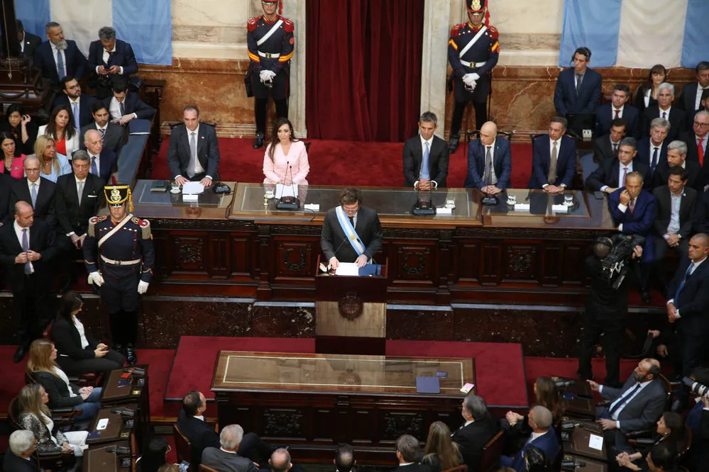 EL OBJETIVO FOTO MILEI ASAMBLEA LEGISLATIVA NA 1