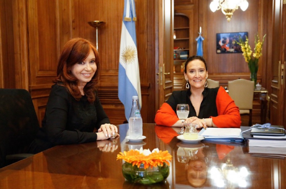 michetti y cristina senado