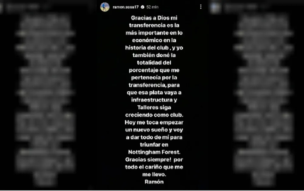 Instagram de Ramón Sosa