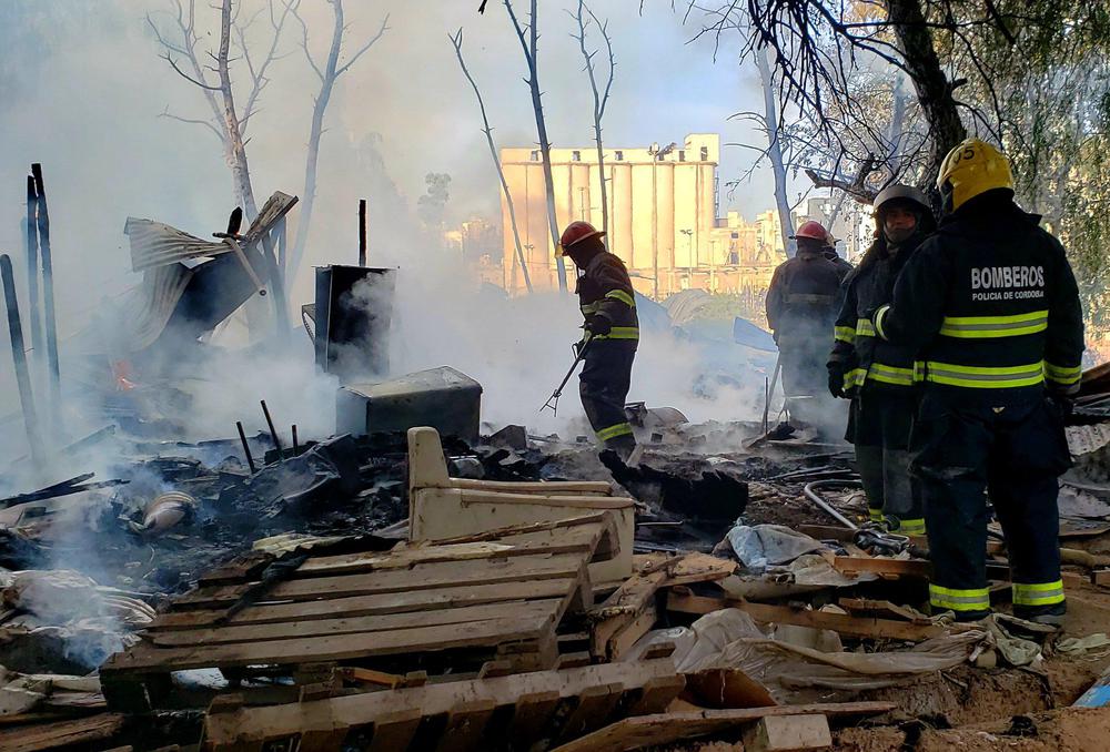Incendio en Villa la Tablita