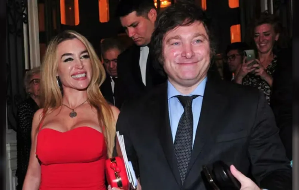 Fátima Florez y Javier Milei