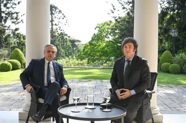 Alberto y Milei