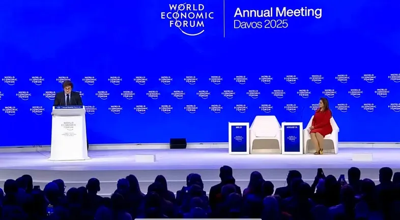 milei en davos