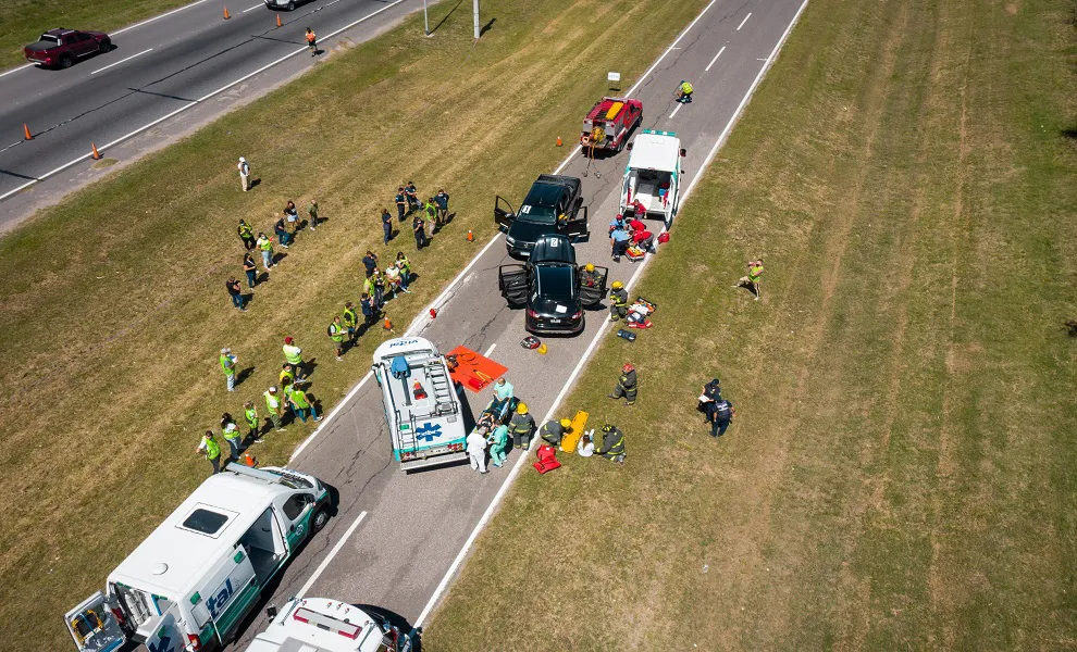 simulacro de siniestro