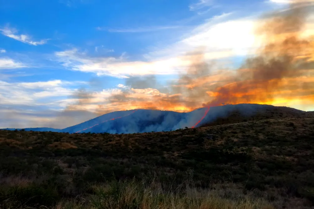incendio la calera