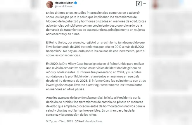 ex presidente Mauricio Macri 2
