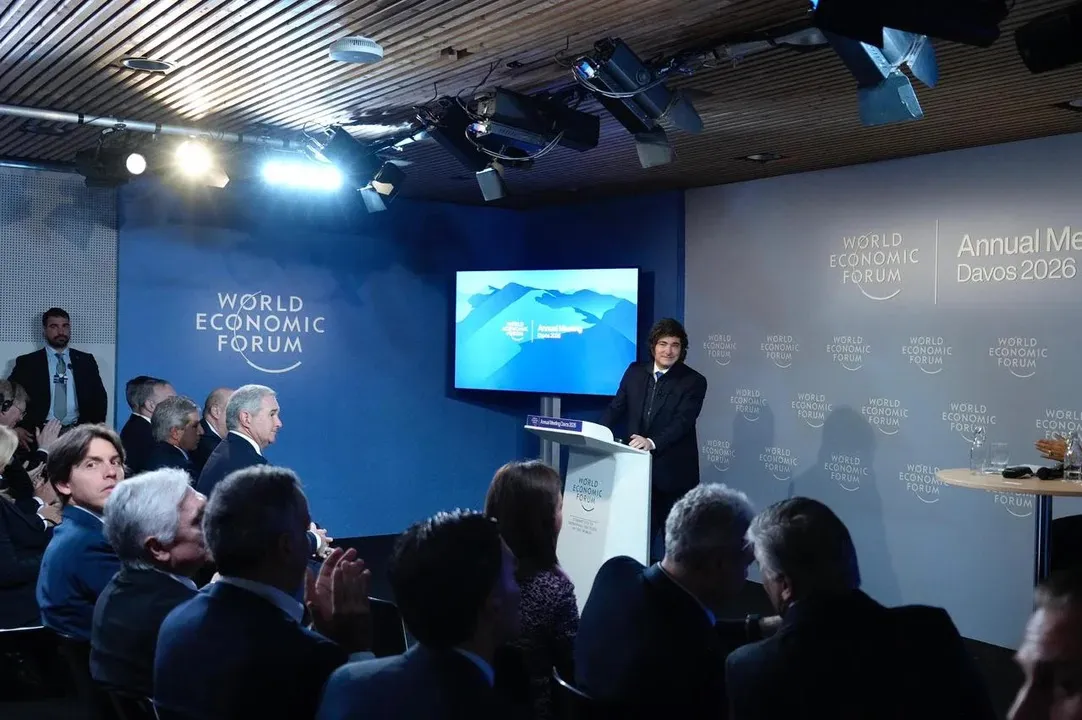 Milei en Davos