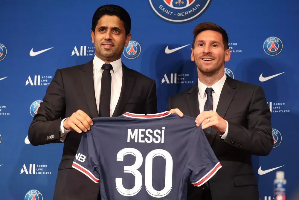 Messi presentación en París