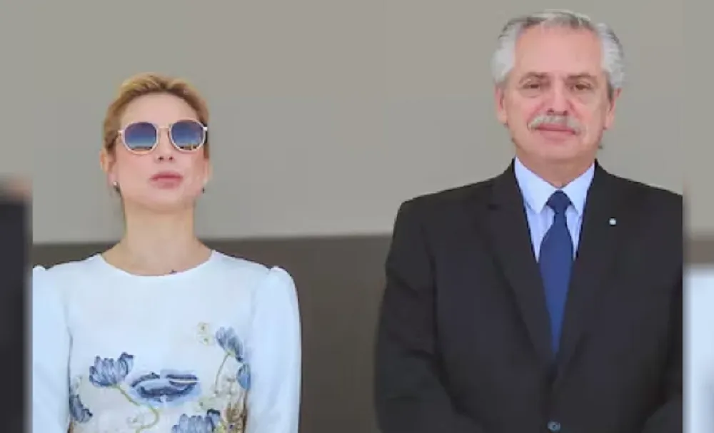 Fabiola Yañez y Alberto Fernández