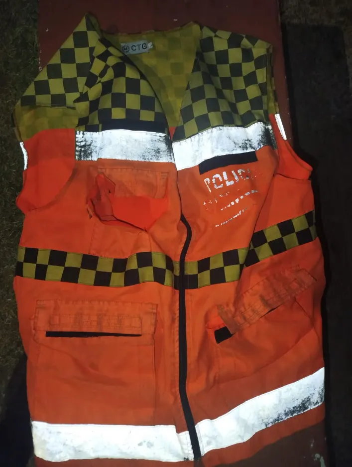 chaleco policía caminera