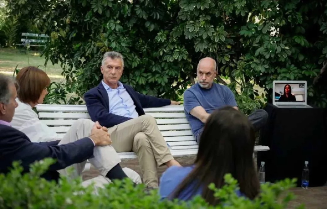 Macri Larreta Bullrich juntos por el cambio