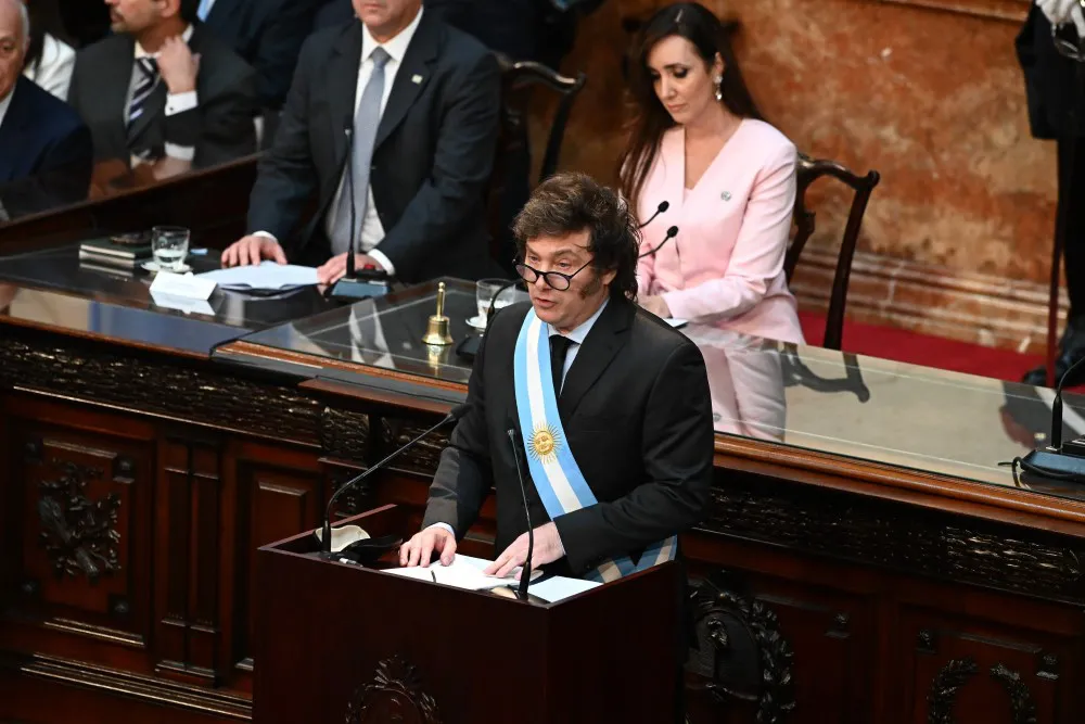 javier milei - apertura de sesiones -2024