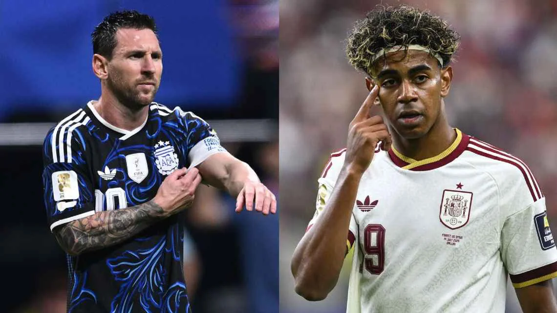 Messi y Yamal