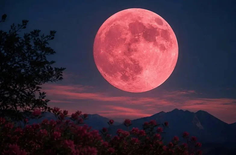 luna de fresa