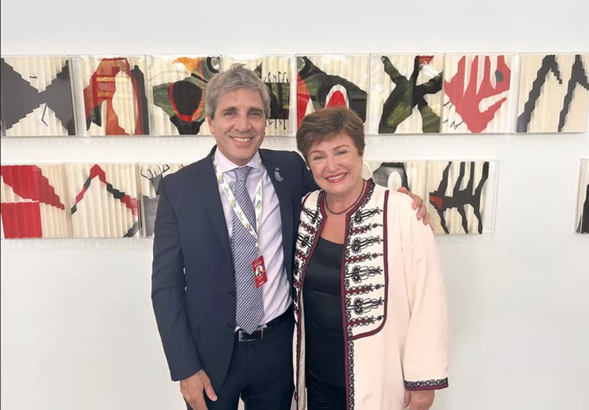 Luis-Caputo - Kristalina-Georgieva_ archivo NA