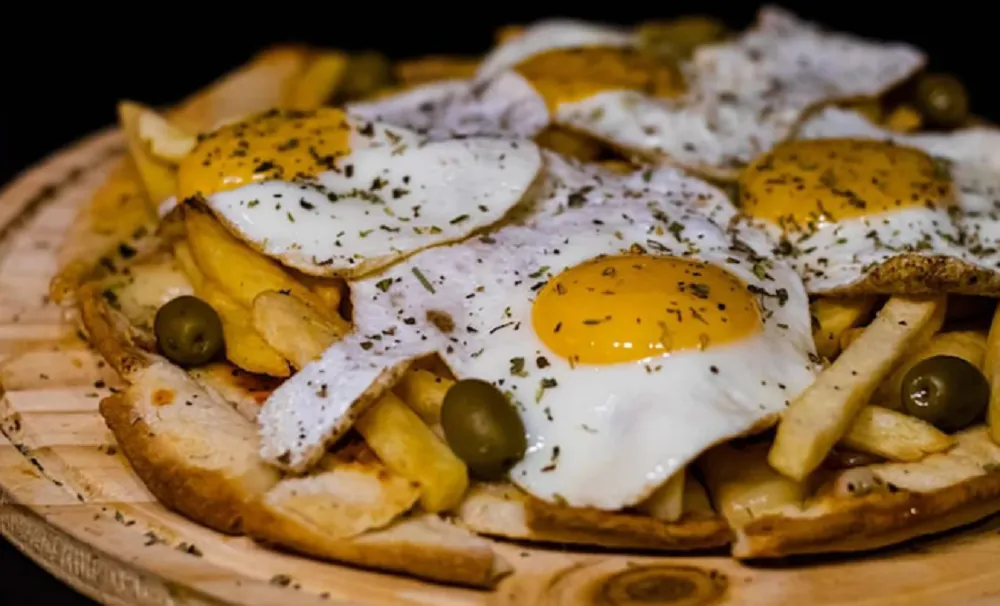 Papas fritas a caballo