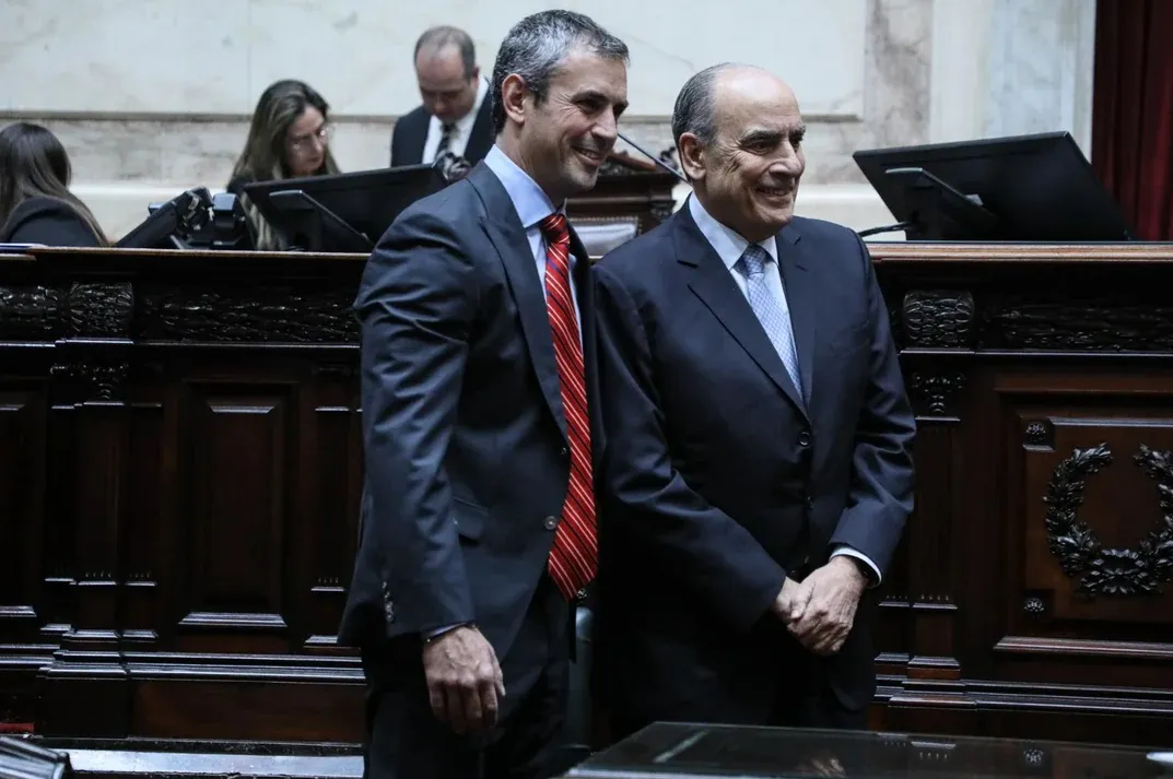 Guillermo Francos y Martín Menem