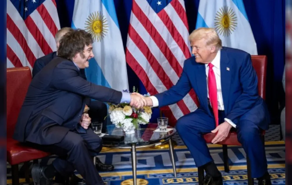 Javier Milei y Donald Trump