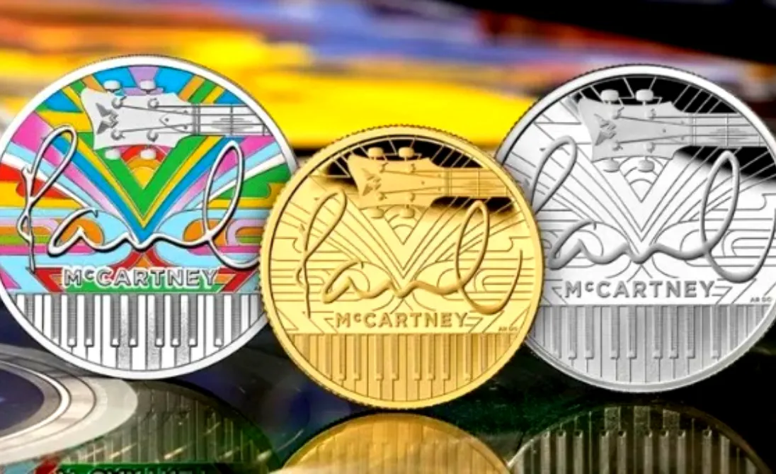 monedas en homenaje a Paul McCartney