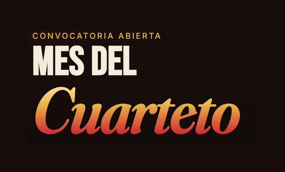 convocatoria mes del cuarteto