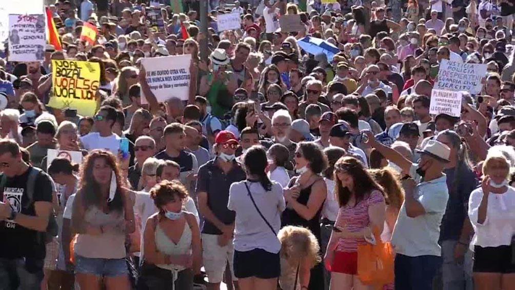 protestas en españa madrid por el coronavirus