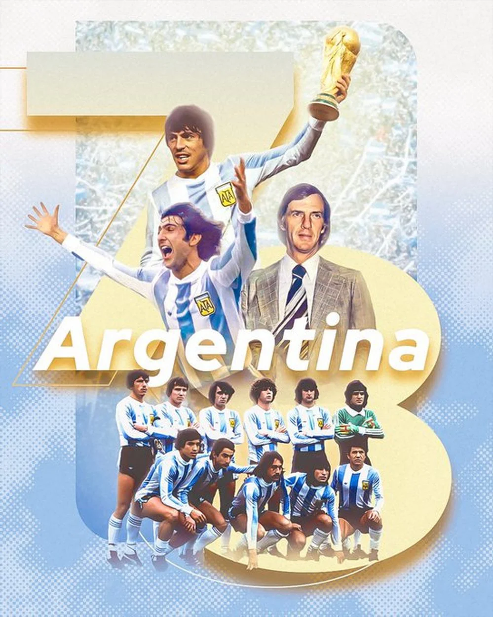 EL OBJETIVO FOTO ARGENTINA 78 X SELECCION ARGENTINA
