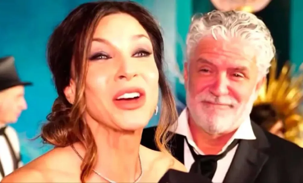 Romina Gaetani y pareja