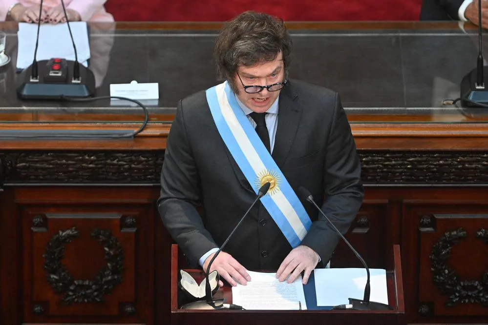 EL OBJETIVO FOTO MILEI ASAMBLEA LEGISLATIVA 6 TELAM