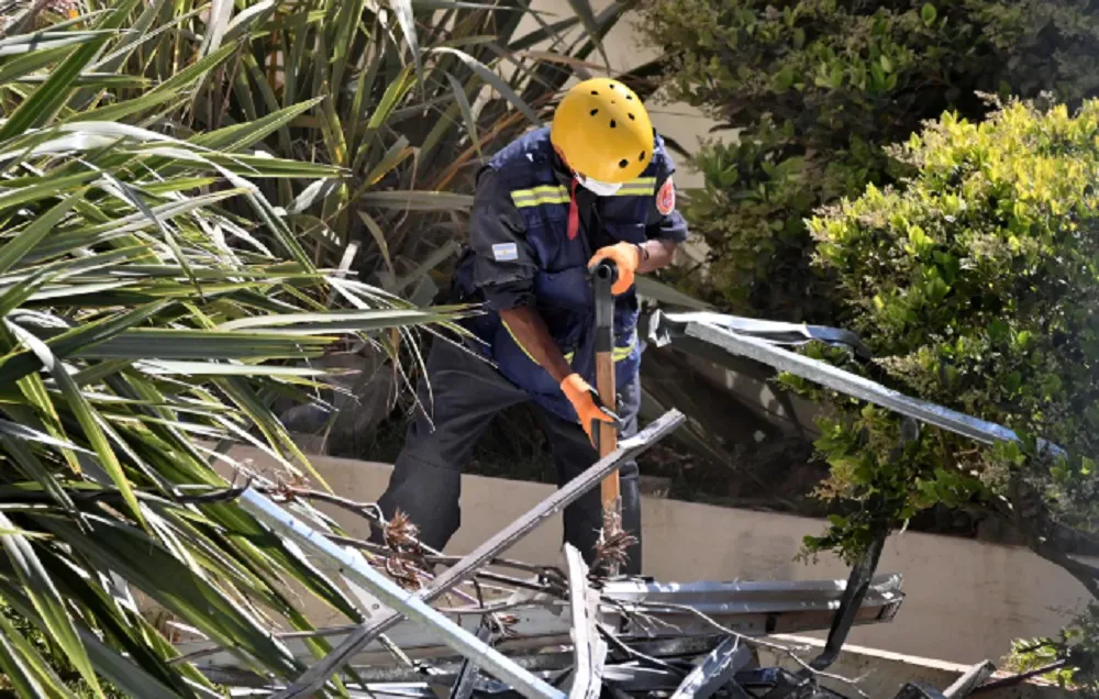 Derrumbe en Villa Gesell 2