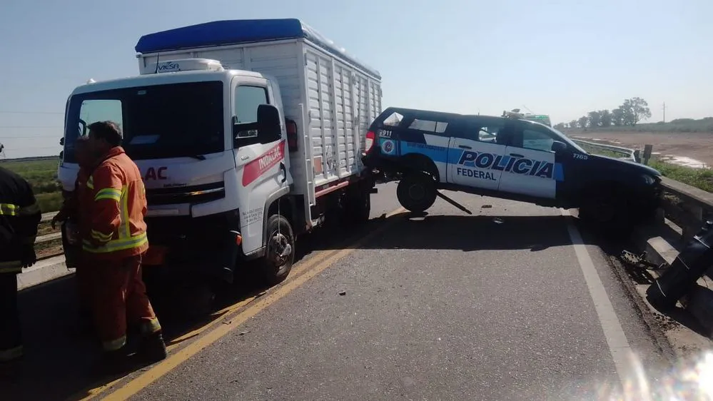 EL OBJETIVO FOTO SINIESTRO VIAL CAMION MOVIL FEDERAL
