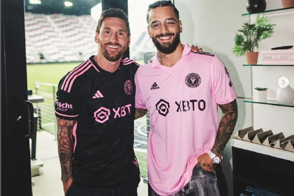 Maluma y Messi