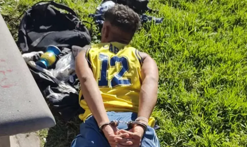 hombre fue detenido en casa rosada