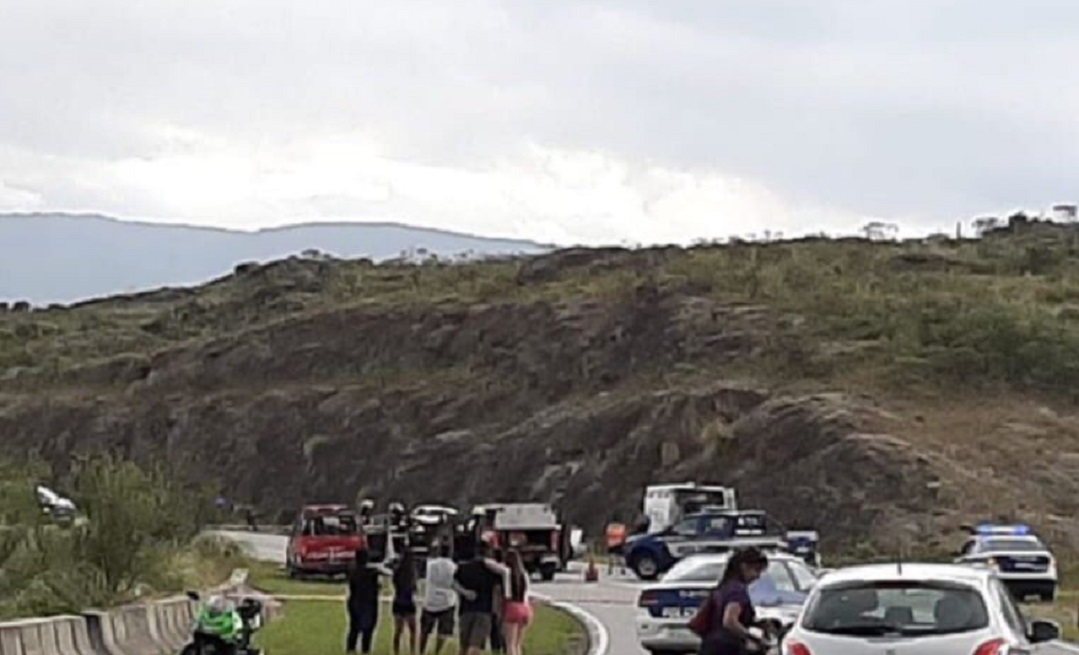 Accidente fatal camino de las altas cumbres