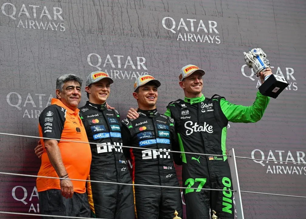 podio para Hulkenberg