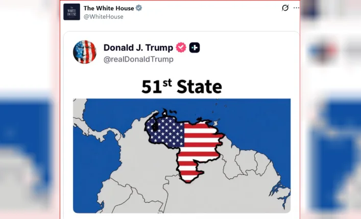 Trump Venezuela como el posible estado número 51 de la Unión