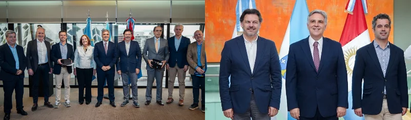 Llaryora recibió a autoridades de Galicia
