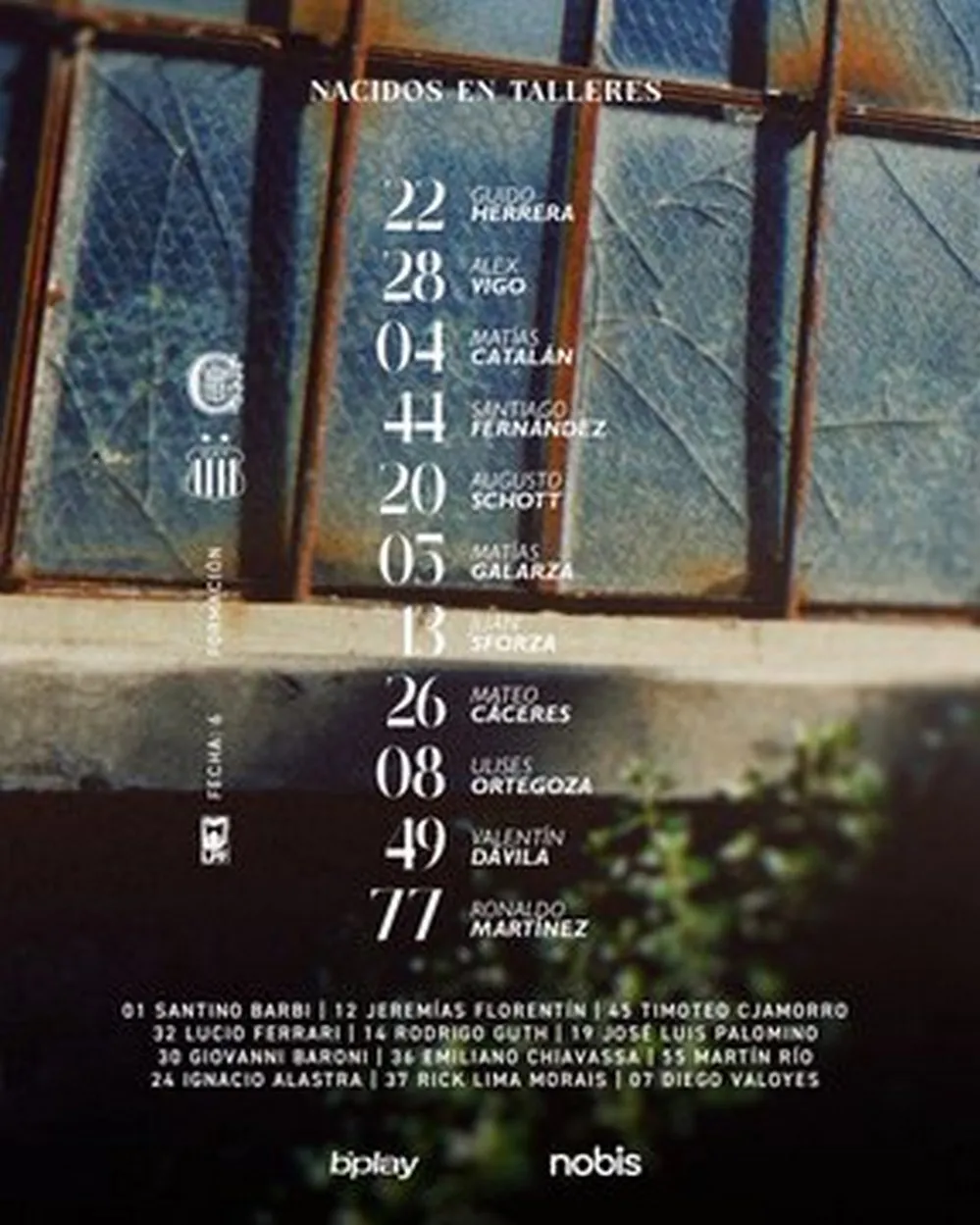 EL OBJETIVO FOTO ROSARIO VS TALLERES FORMACION X T