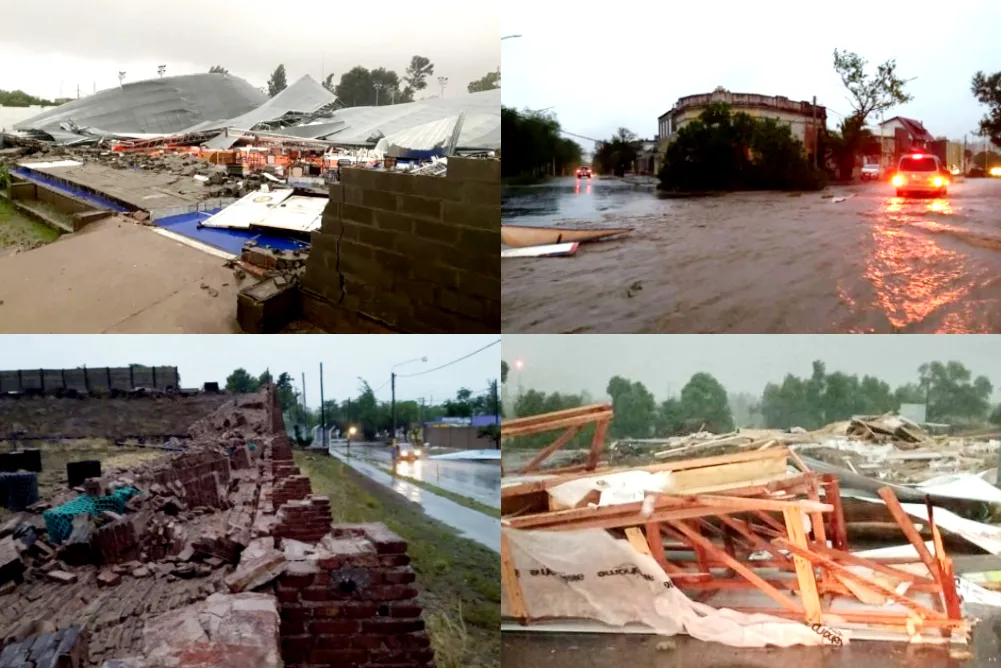 Bahía Blanca tormenta