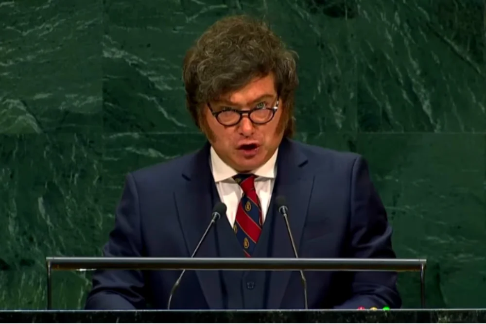 presidente Javier Milei en la ONU