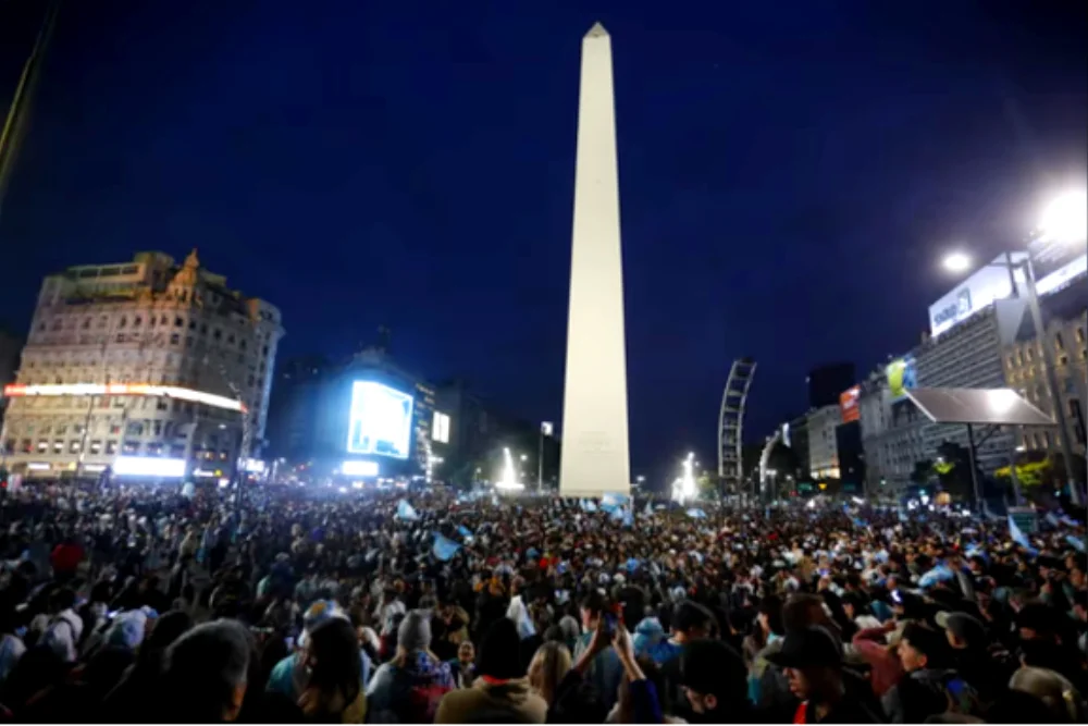 Banderazo en el Obelisco