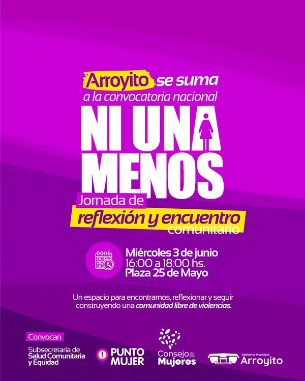 ni una menos Arroyito