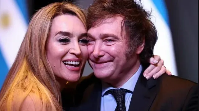 Milei y Fátima Florez