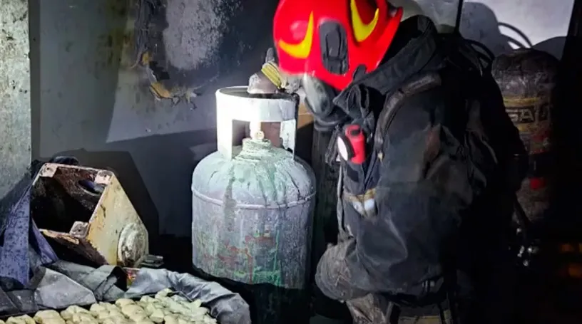 fuga de gas