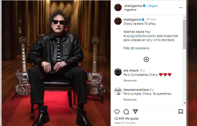 Charly García cumple 2