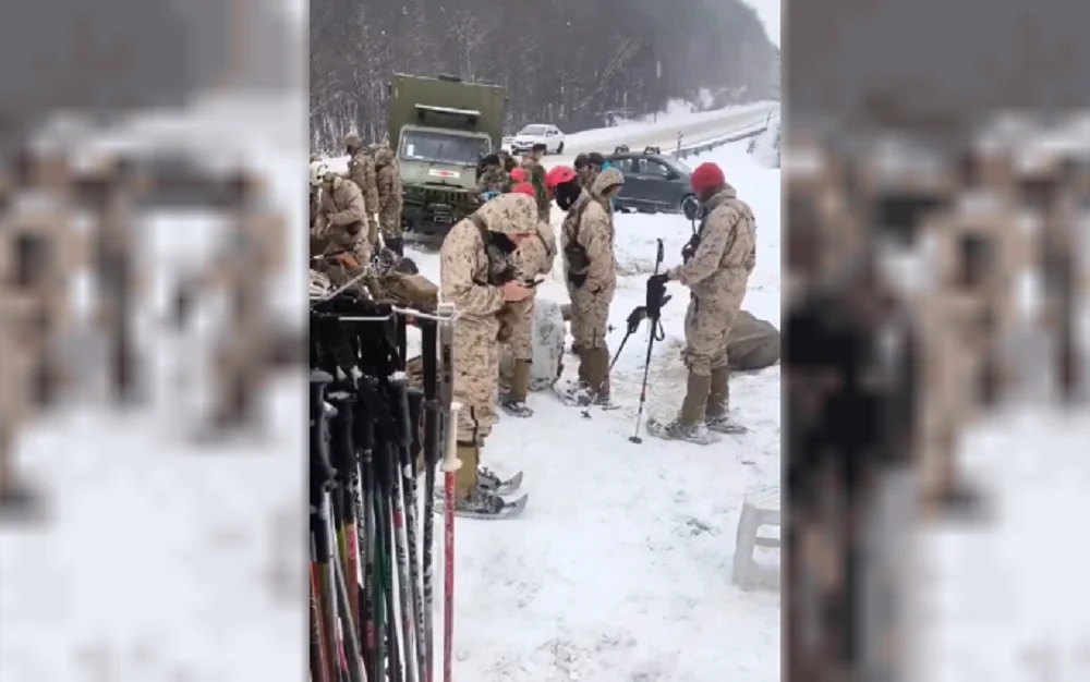 Marines estadounidense y Armada Argentina en Tierra del Fuego