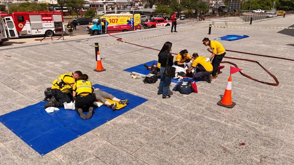 simulacro de emergencia