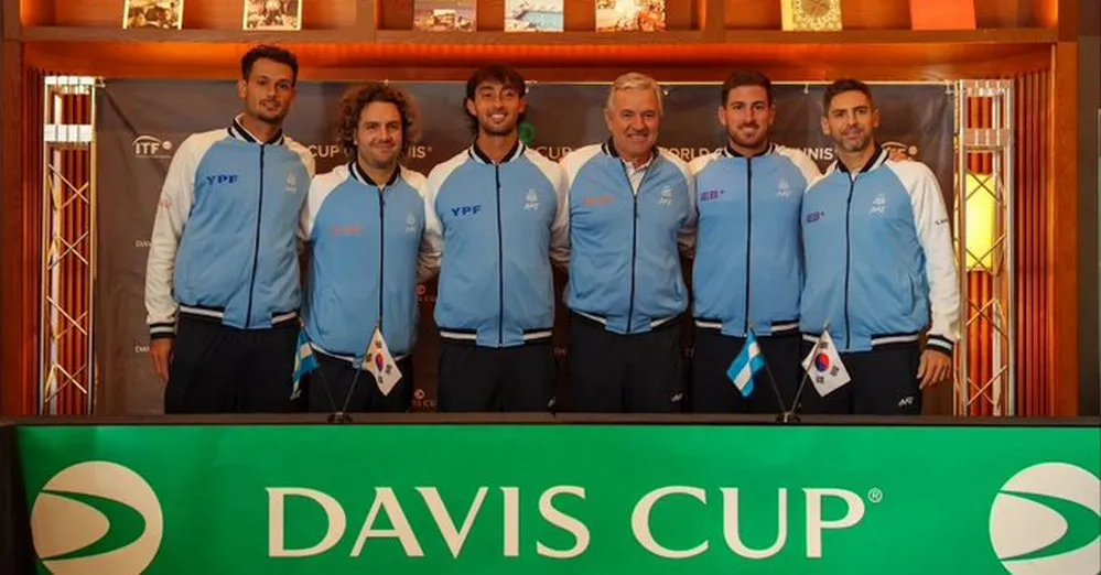 EL OBJETIVO FOTO COPA DAVIS ARGENTINA EQUIPO X COPA DAVIS