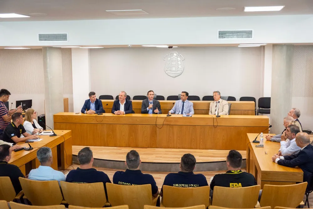 EL OBJETIVO FOTO RIO CUARTO REUNION SEGURIDAD TRIBUNALES